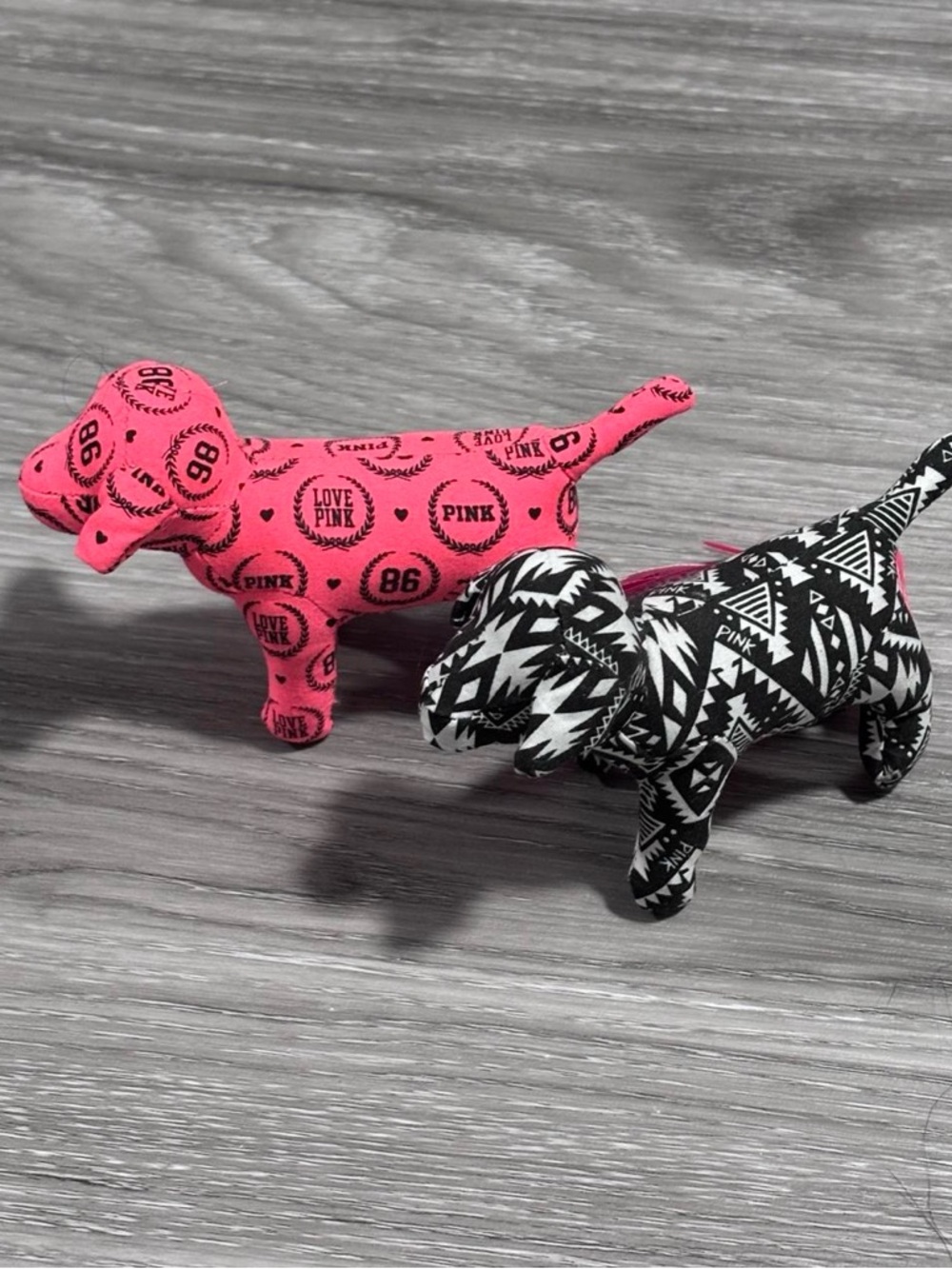 Victoria’s Secret PINK 2 Mini Plush Dogs